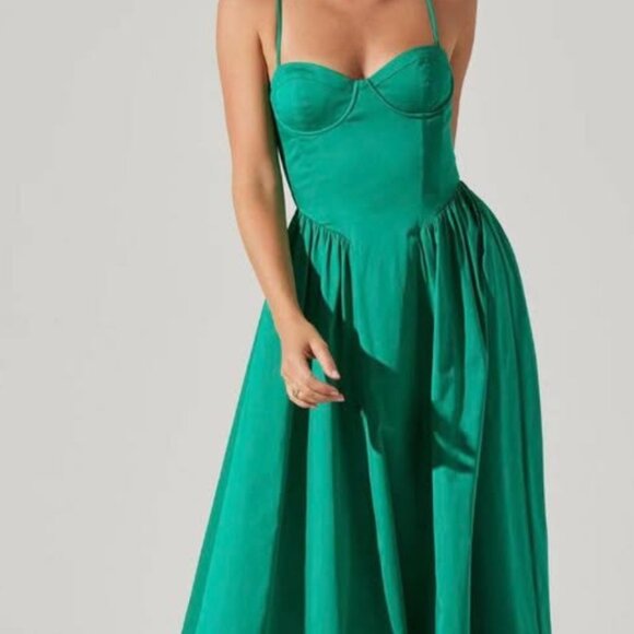 ASTR The Label Bellamy Bustier Dress Wedding Guest Bridesmaid Fancy Cocktail XS - Picture 1 of 3